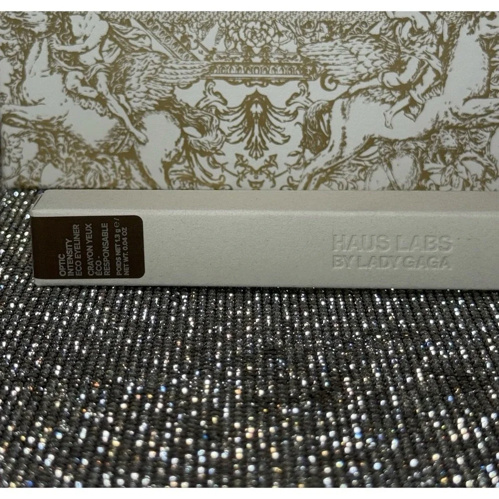 HAUS LABS by Lady Gaga Optic Intensity Eco Gel Eyeliner Pencil Onyx Gold Shimmer